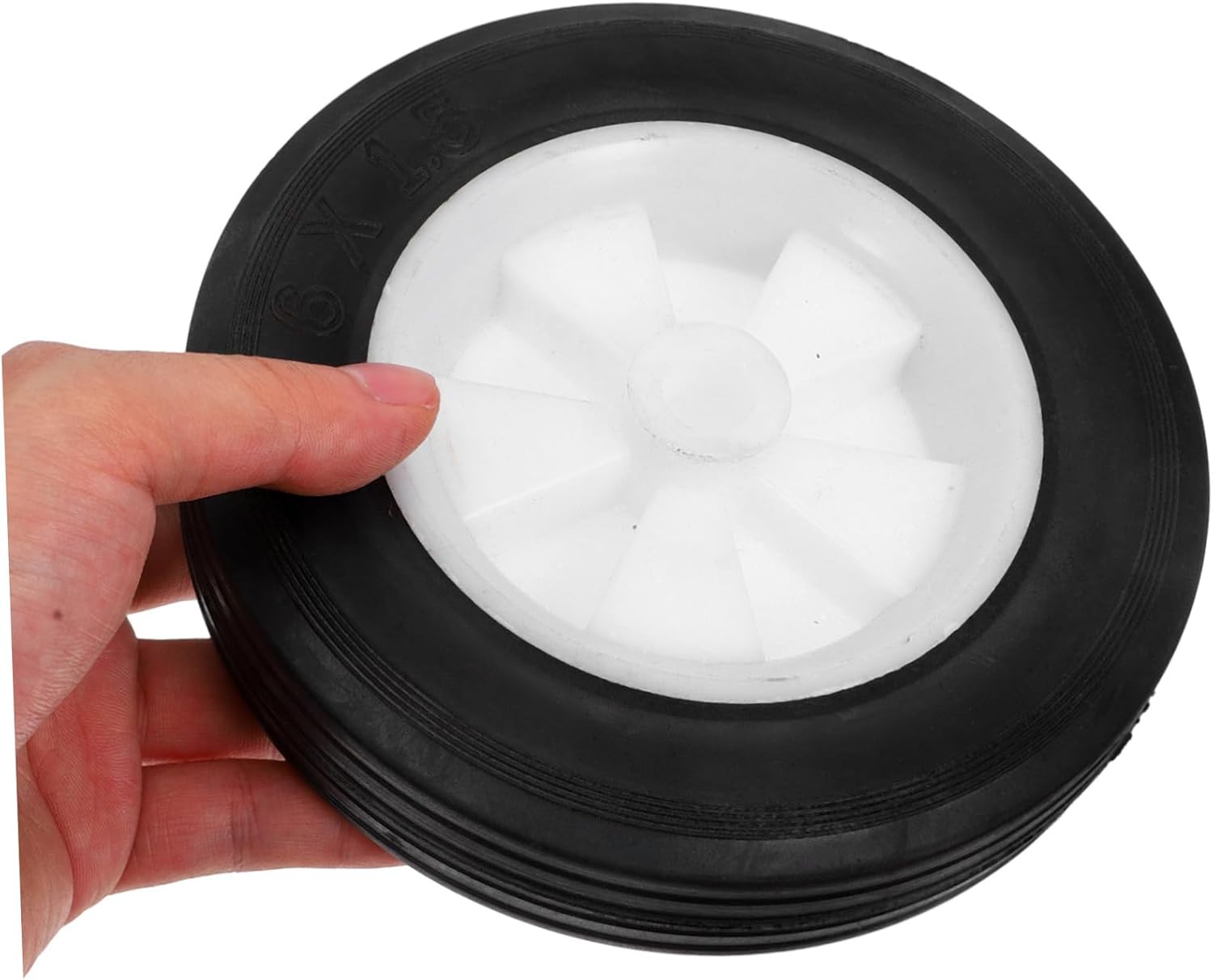 2pcs Mower Wheel Replacement Kit Durable Lawn Tractor Wheels Easy Installation for Garden Lawnmowers for Outdoor Use