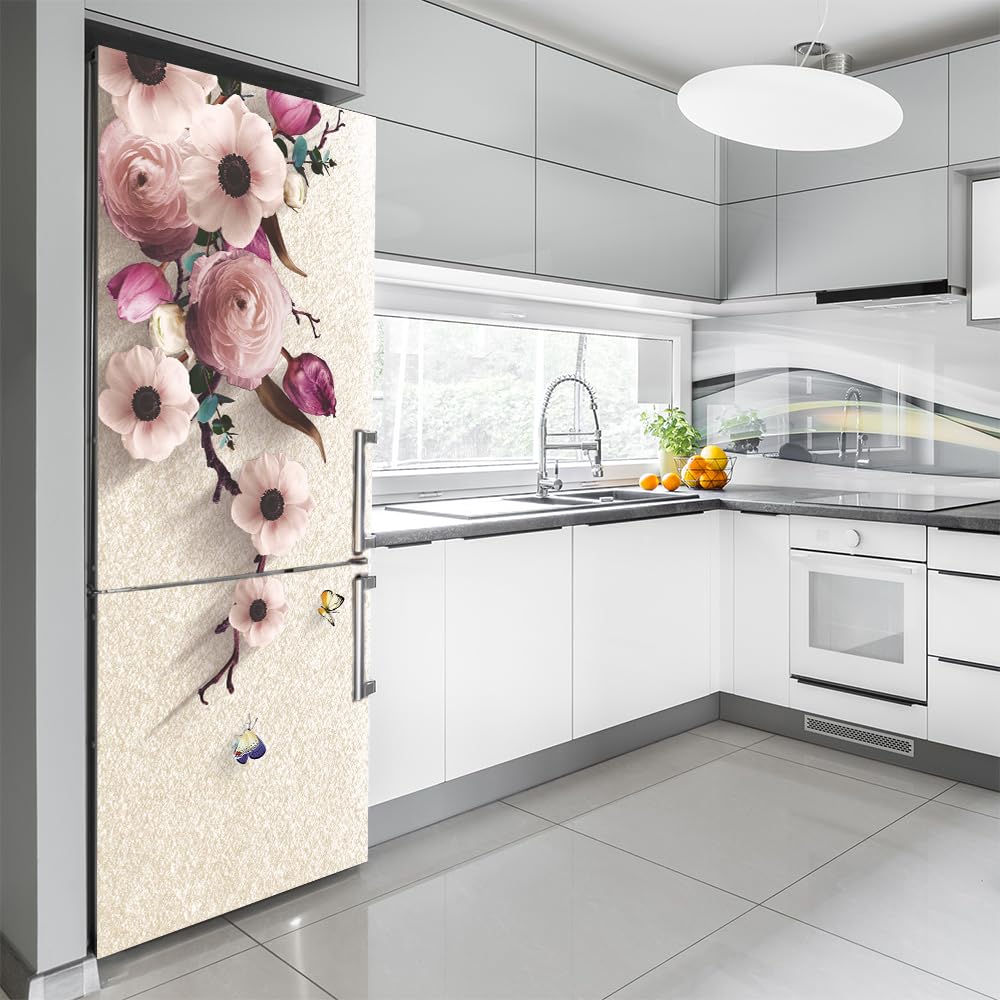 Naklejki na lodówkę, Naklejka na lodówkę Pełne pokrycie drzwi Pokrowce Skórki(L: 100x180 cm)