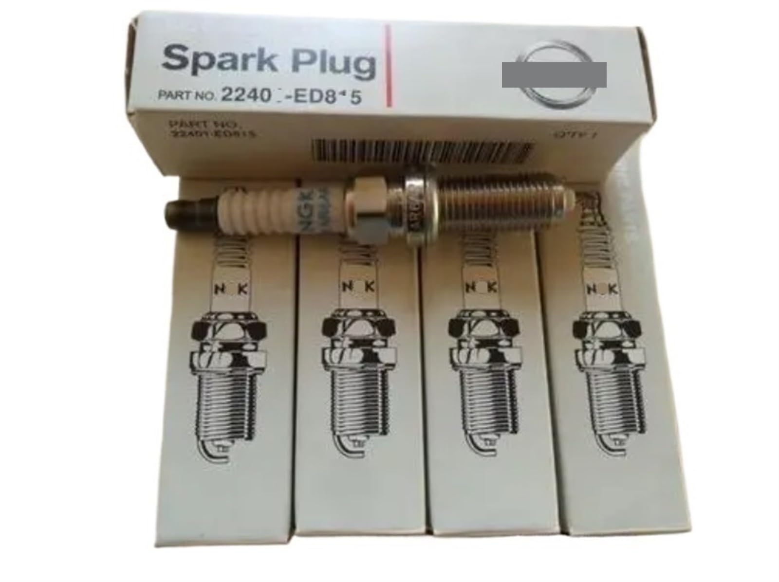 Candela di Ricambio per la Riparazione e la Manutenzione di Motori di Auto Nuove. Codice Ricambio OEM: 22401ED816/LZKAR7AP11 (Confezione da 4) HAFHNRUY