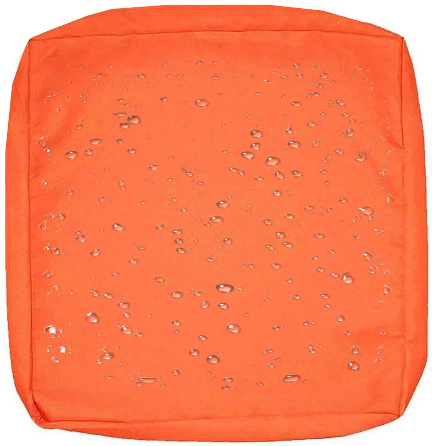 1/2/4 Pack Waterproof Sofa Seat Cushion Covers with Zipper for Outdoor and Indoor/Patio/Garden/Rattan/Chairs Furniture Protectors Cover 50/60cm Cushion Slipcover Removable(Color 11,60x55x10cm(1pc))