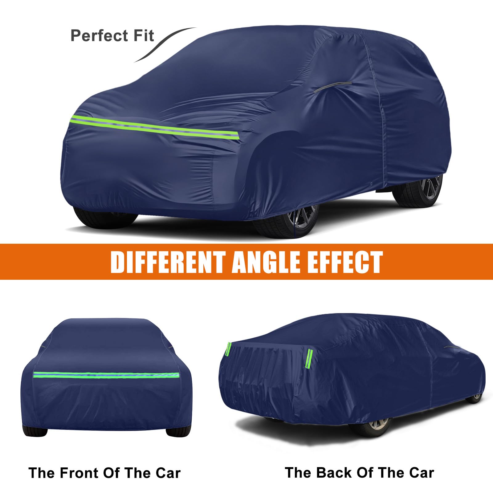 Bache Voiture Exterieur imperméable pour Land Rover Range Rover Sport 2005-2026, Voiture Housse de Protection, Auto Couverture pour Hiver Été, Tout Temps Housse Extérieur, Bleu