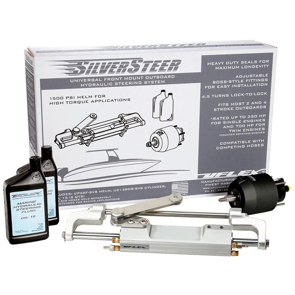 uflex SilverSteer™ Outboard Hydraulic Tilt Steering System - UC130 V2
