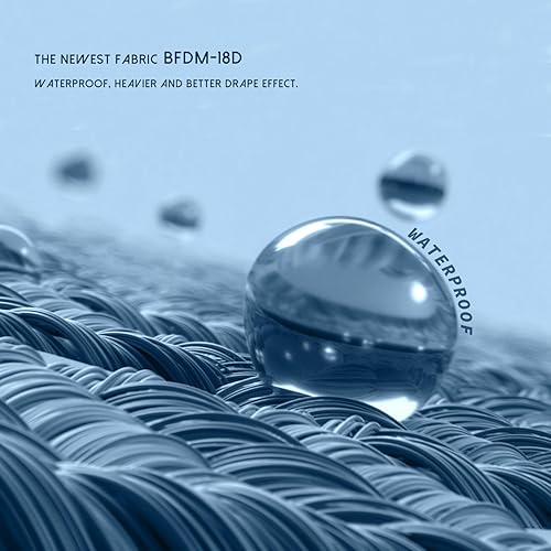 Miniatura 2 de BALCONY & FALCON Juego de 6 manteles individuales de lino sintético, lavables, impermeables, resistentes a las arrugas, para comedor, cocina,