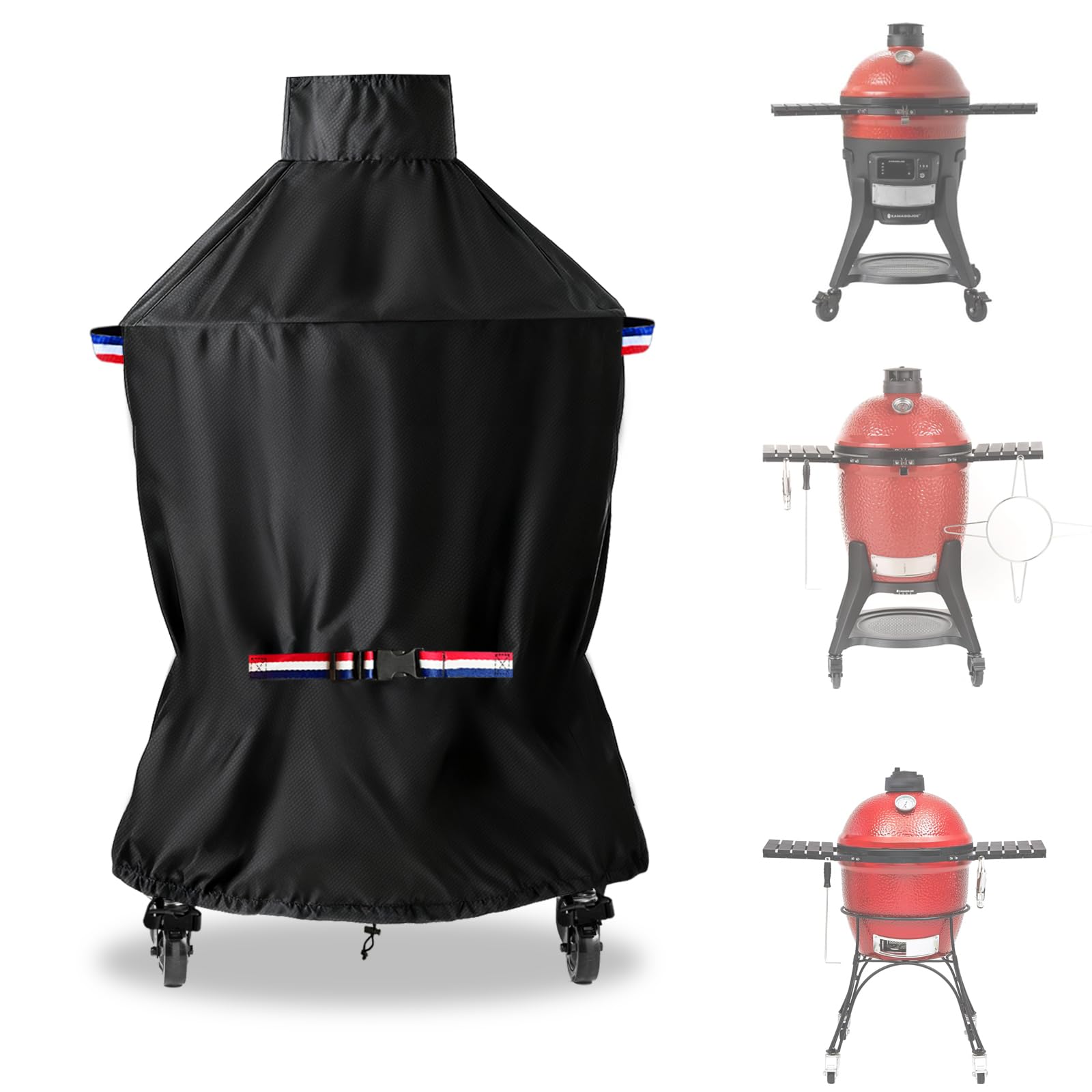 Housse de barbecue Kamado Joe imperméable pour protéger votre gril de la pluie et de la rouille