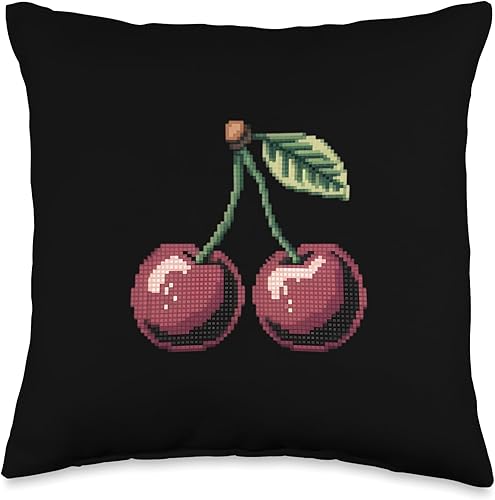 Miniatura 4 de Retro Arcade 80s Pixel Cherries - Almohada para disfraz de gamer