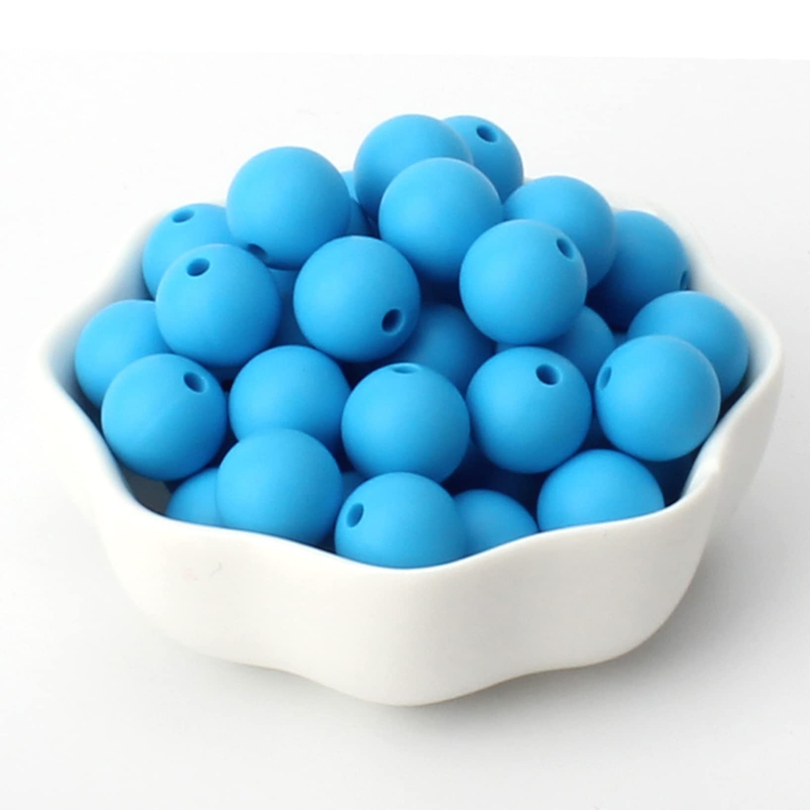 100pcs 12 mm silikonowe koraliki DIY Naszyjnik klęski Naszyjnik okrągłe dystansowe koraliki do smyczy biżuterii Making Akcesoria (kolor: czerwony, rozmiar: 12 mm)