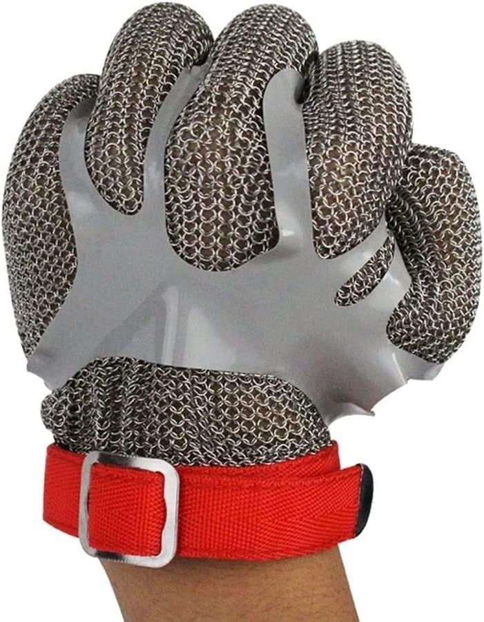 Guantes anticorte de acero para cocina y tareas de corte de carne en matadero