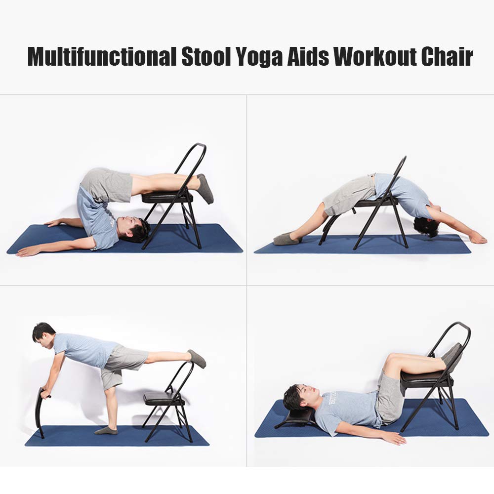 FeetUp ヨガ逆立ち補助イス Amazon | ヨガ補助逆スツール 体操 逆上がり補助器 逆立ち健康