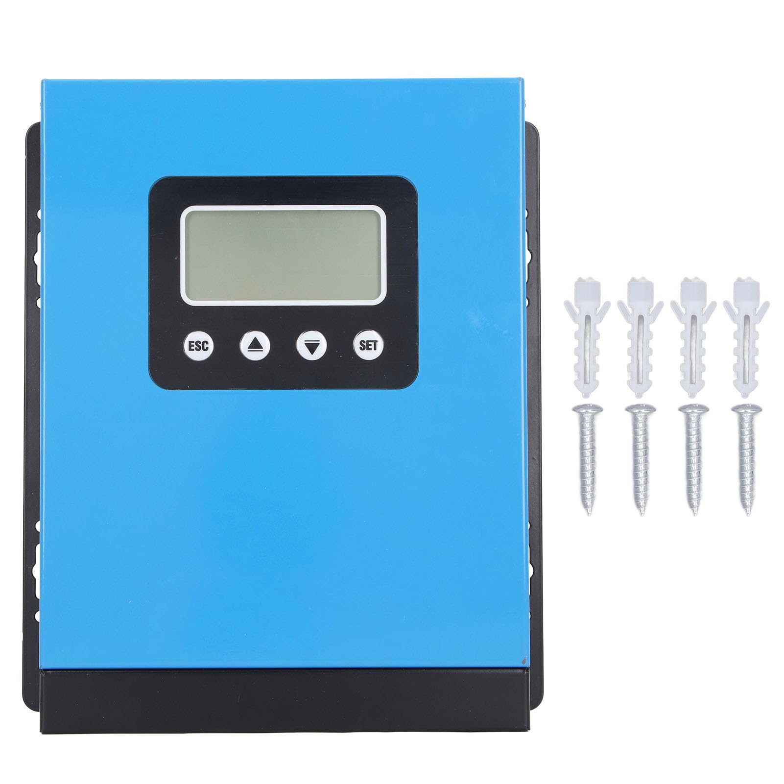 Contrôleur de Charge Solaire MPPT, Contrôleur Solaire en Alliage d'aluminium 60 A Automatique 12 V 24 V 36 48 avec écran LCD 98 % d'efficacité pour Système de Camping-car, Bateau, Maison