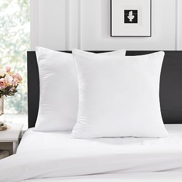 Deconovo 26x26 Pillow Inserts (2Pack) Soft & Supportive Skin-Friendly Throw Pillow Inserts with Breathable Shell, Long-Lasting Cushion Pads for Bed, Sofa & Outdoor Patio Relaxation