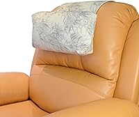 Vista 28 de Almohada para Reposacabezas con Relleno de Algodón Perlado - Cojín Antideslizante para Reposacabezas para Sillones Reclinables, Sofás y Sofás de Dos