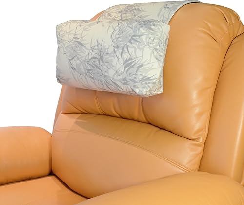 Miniatura 28 de Almohada para Reposacabezas con Relleno de Algodón Perlado - Cojín Antideslizante para Reposacabezas para Sillones Reclinables, Sofás y Sofás de Dos