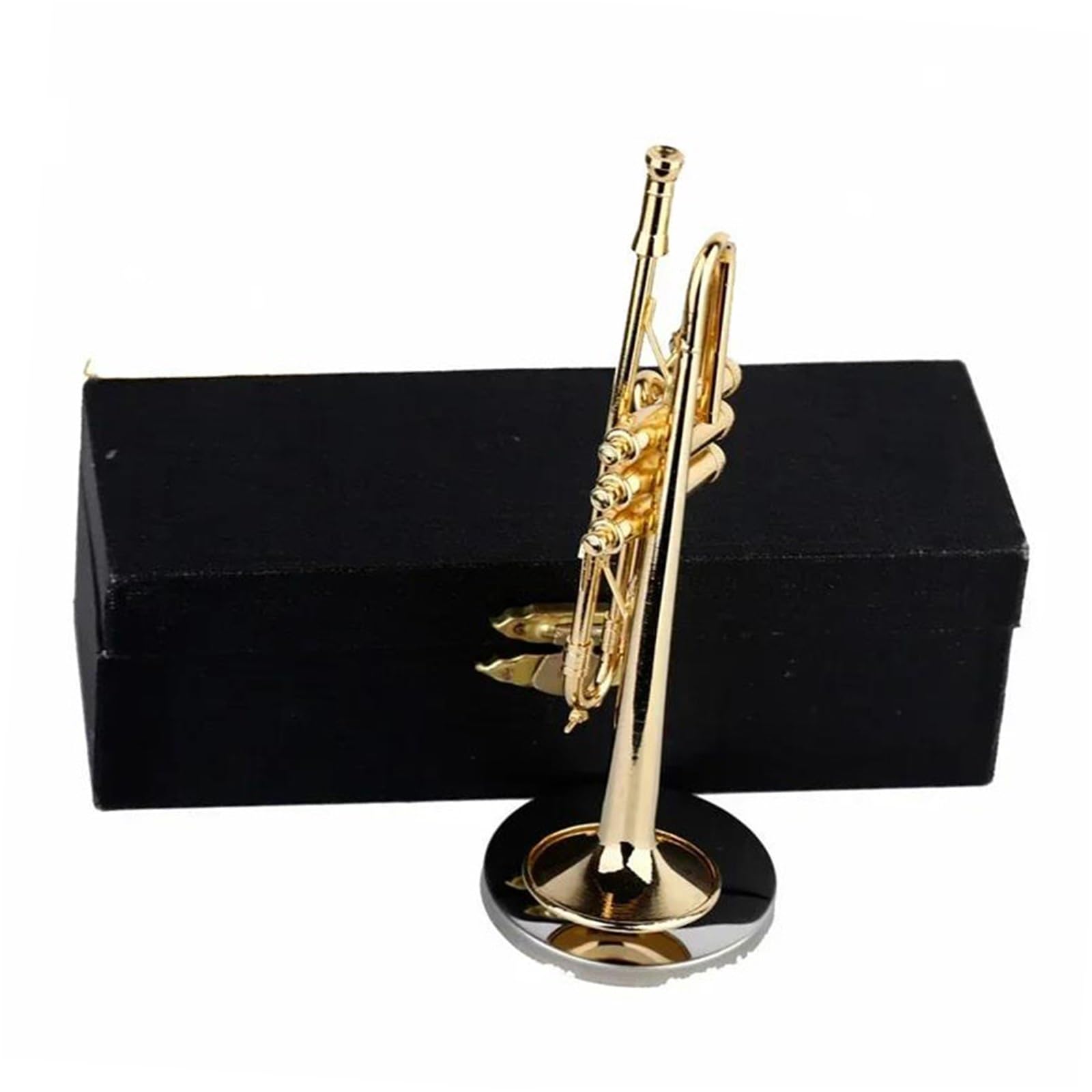 Ozdoby na instrumenty muzyczne Trąbka miedziane pozłacane instrumenty muzyczne ozdoby(12cm)