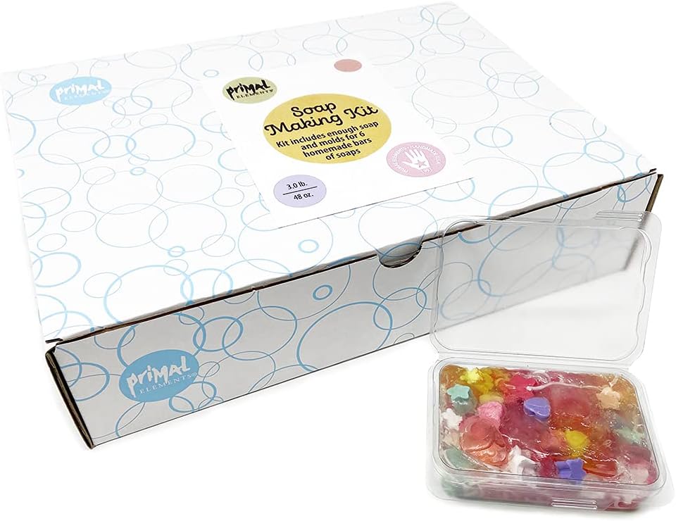 Primal Elements Soap Making Kit, Hearts and Flowers.