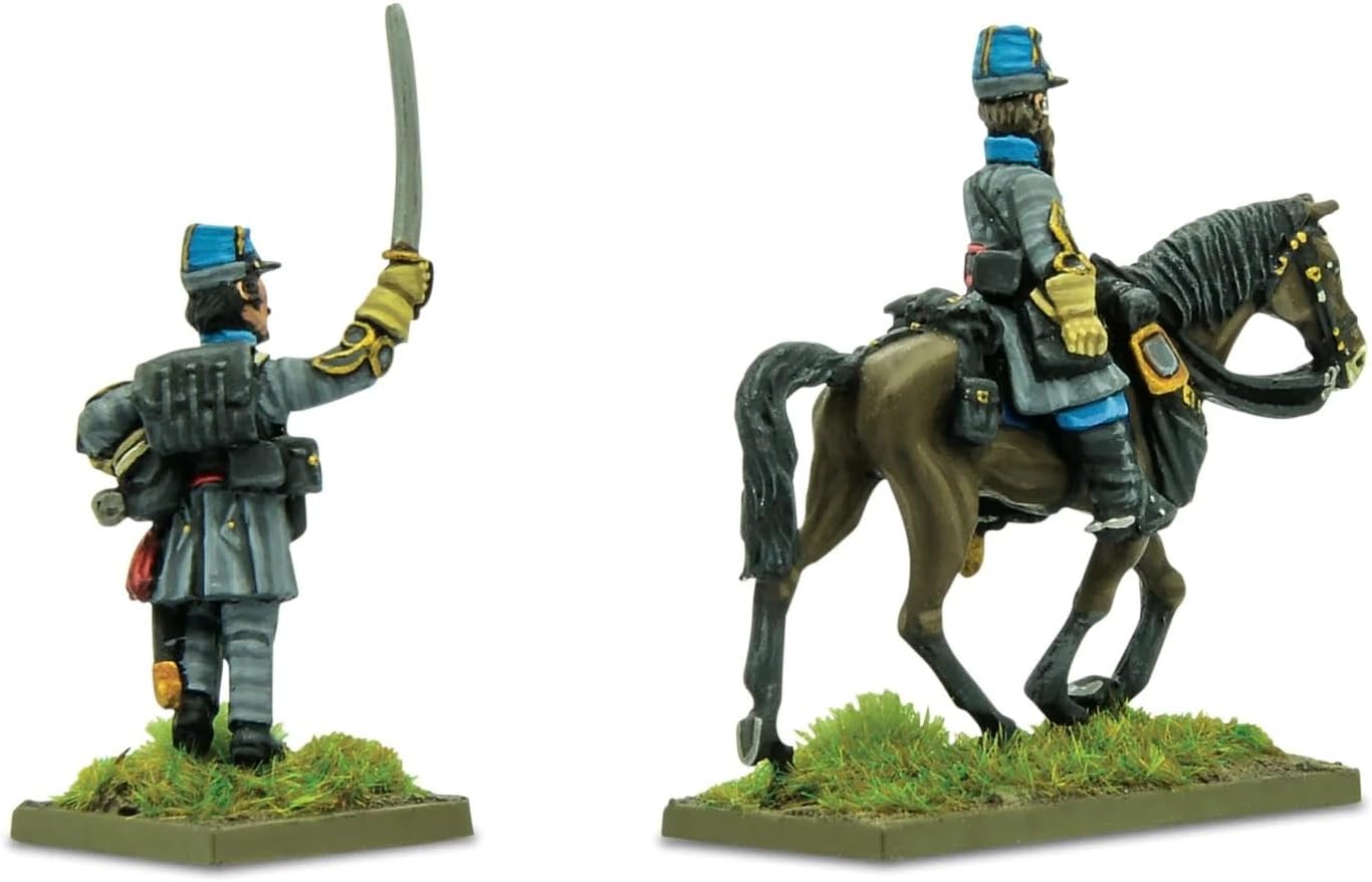 Warlord Games Black Powder: Confederate Officers Advancing (Mounted and Foot) - A image 2