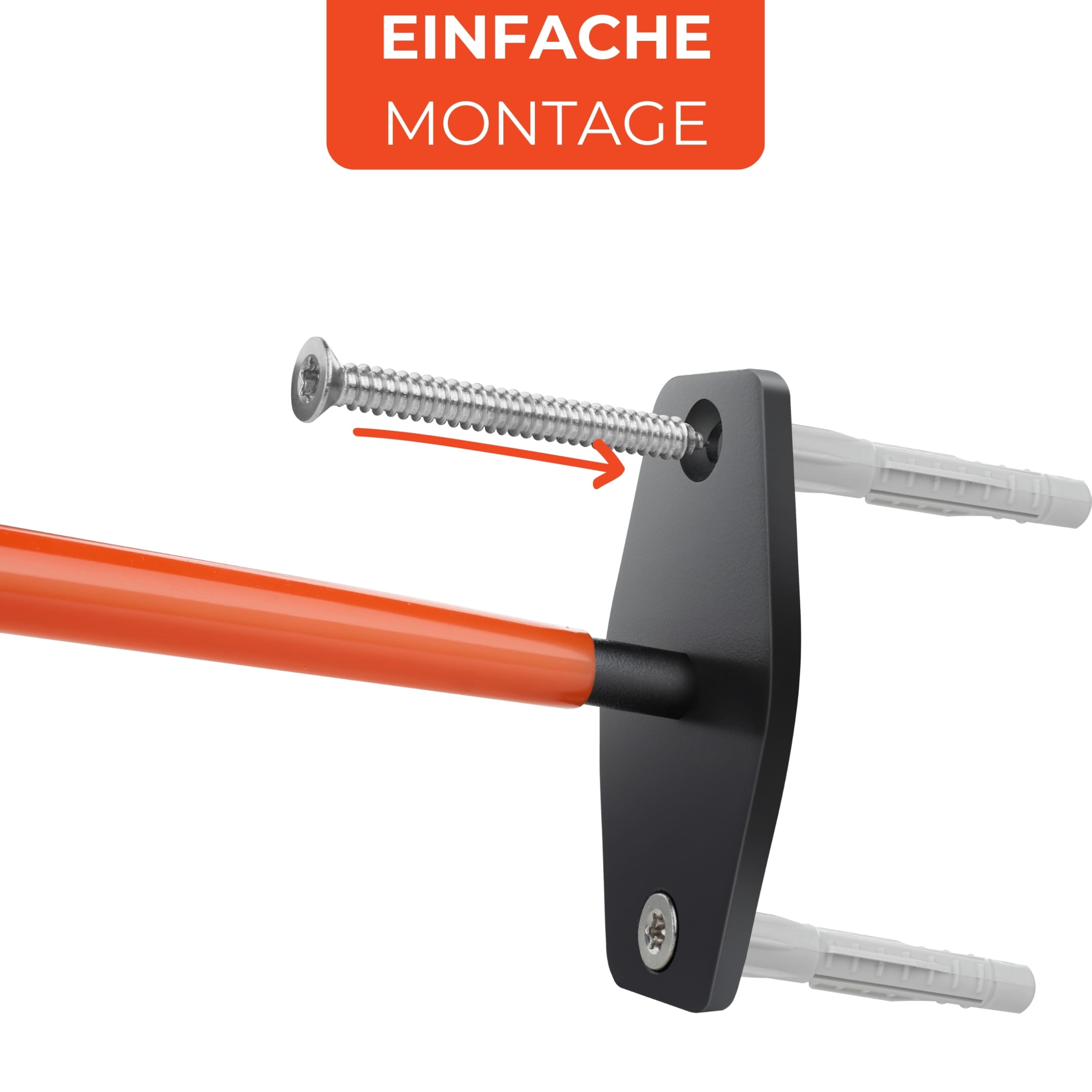 bonsport Wandhaken Reifen 4er Set - Belastbar bis 25kg - Autoreifen Wandhalterung für 4 Felgen - Reifenhalter Felgenhalter Wand Halterung - Reifen Aufhänge Garage