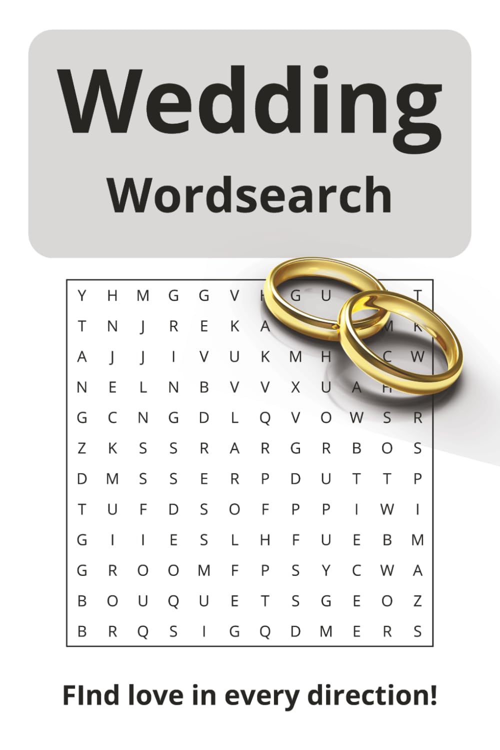 Wedding Wordsearch: wedding wordsearch 6x9 inch, easy read, relaxing, for brides and grooms, gifts, hen do, wedding gift
