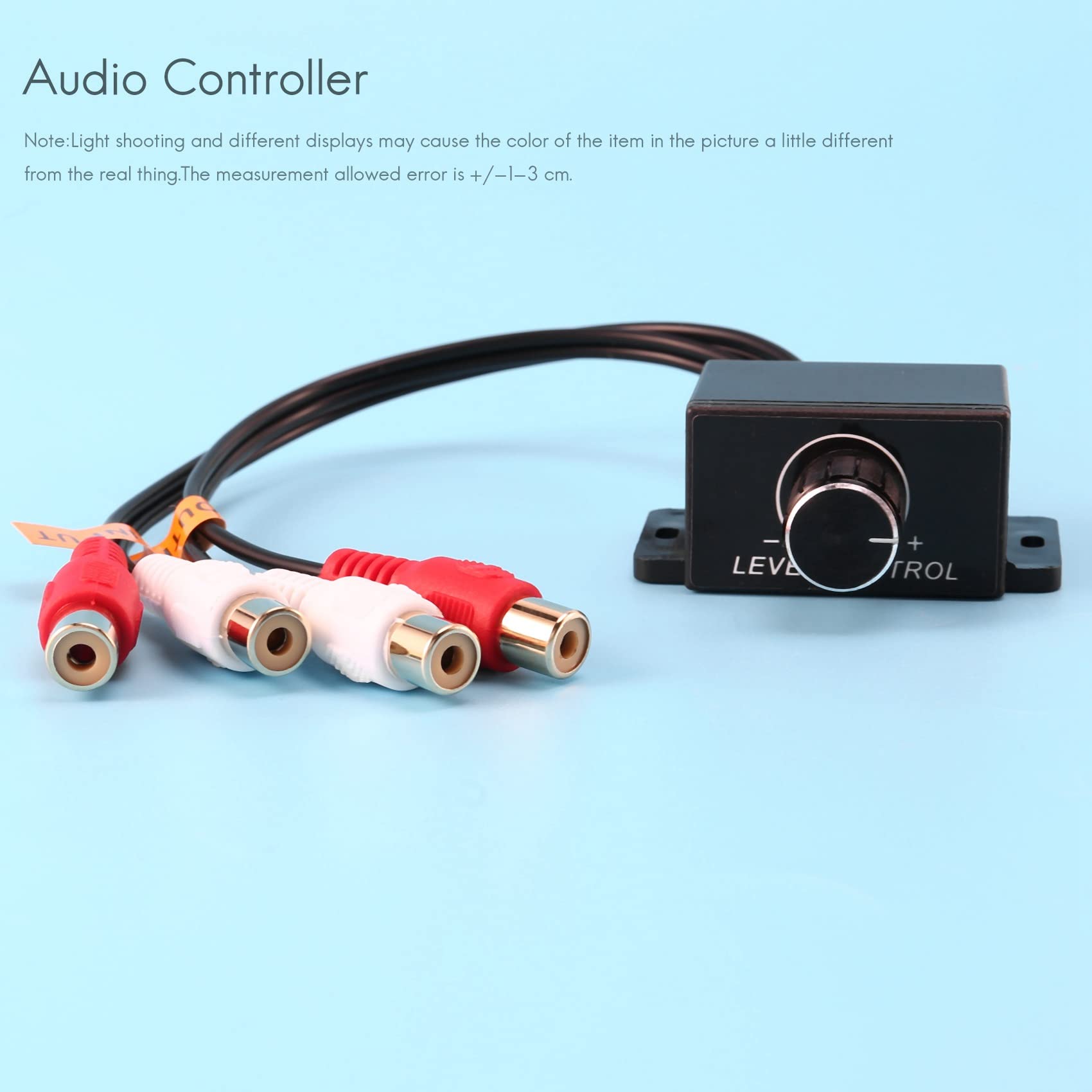 Regulator głośności – samochodowy domowy wzmacniacz audio regulator poziomu wzmocnienia głośności, Lc-1, czarny