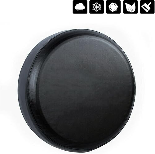 Miniatura 2 de Cubierta de neumático de repuesto de 17 pulgadas, de piel de PVC, impermeable, a prueba de polvo, universal para Jeep, remolque, RV, SUV y muchos