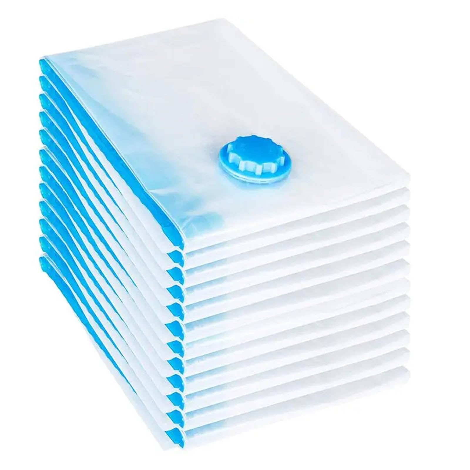 Vakuumbeutel für Kleidung, 12-teiliges Set, Vakuumbeutel, 60 x 40 cm, Aufbewahrungsbeutel, Vakuumbeutel, Vakuumbeutel