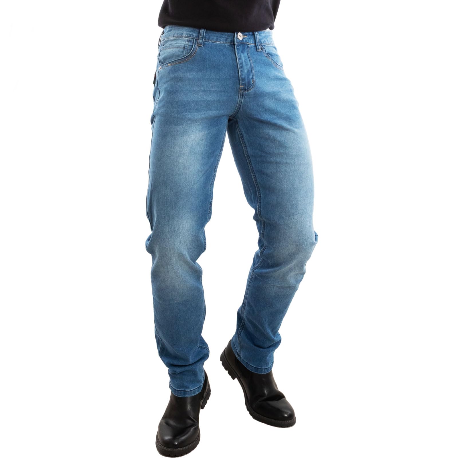 Toocool - Vaqueros de Corte Regular para Hombre, Pantalones Hombres de Algodón, Vaqueros de Cintura Media, Jeans Tejanos Hombre LE-2487