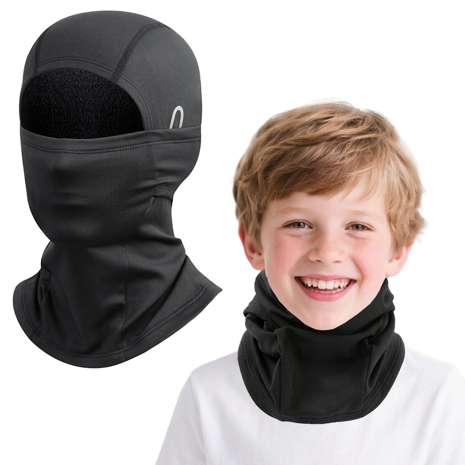 Kids Balaclava Ski Mask for Skiing Cycling, Cold Weather Neck Warmer Windproof Thermal Face Mask for Boys/Girls