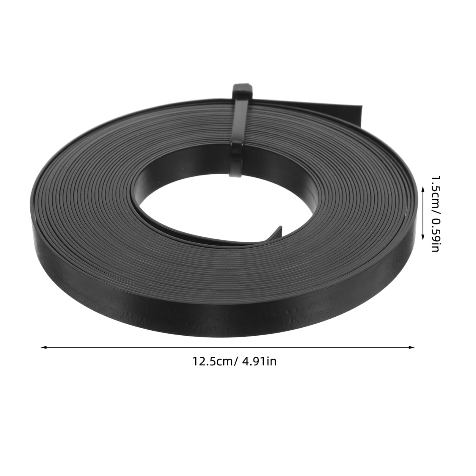 DOITOOL 1Roll Insulated Metal Packaging Strap Long Multi Purpose Securing Belt for Bundling and Organization Durable and Portable for Home and Industrial Use