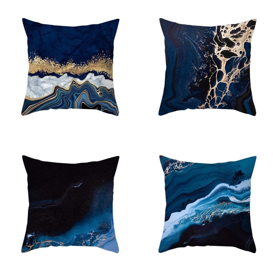 Housses de coussin 50x50cm lavables et résistantes style oriental pour grand canapé