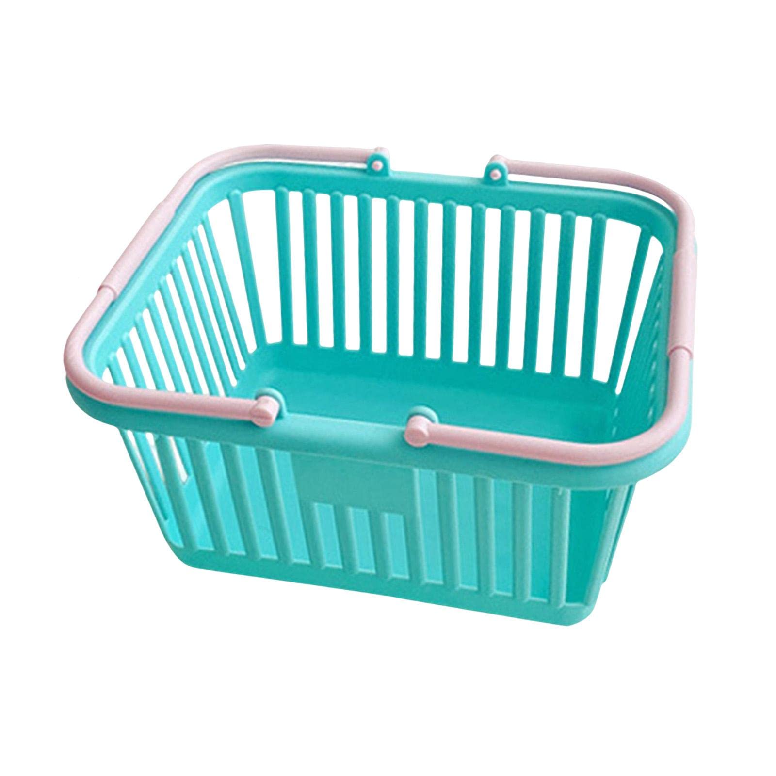 Fashion My Day® Small Storage Basket Round Storage Box Sundries Container  for Home Desktop Blue| Home Kitchen|Home Storage Organisation|Boxes