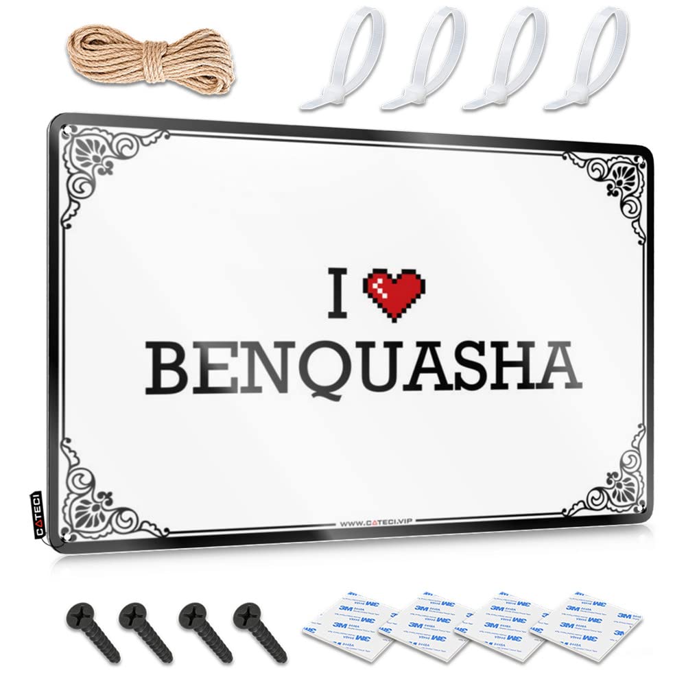 Funny Wall Signs Soft Bath Amazing I Love Benquasha For Cottage - Rooms Decorations Customizable(30X40CM)
