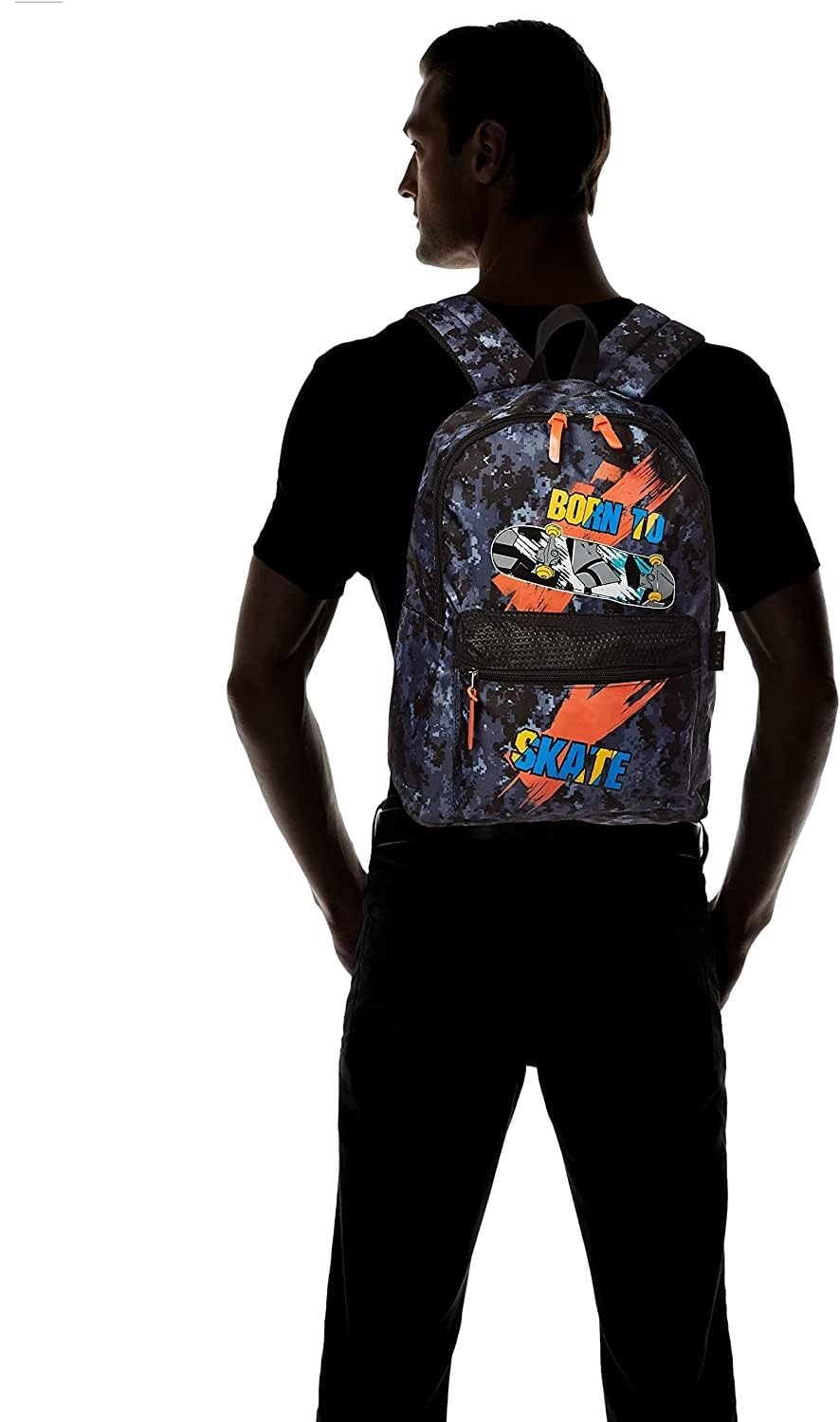 Hollywood Magic Born To Skate Backpack, 16-Inch Size