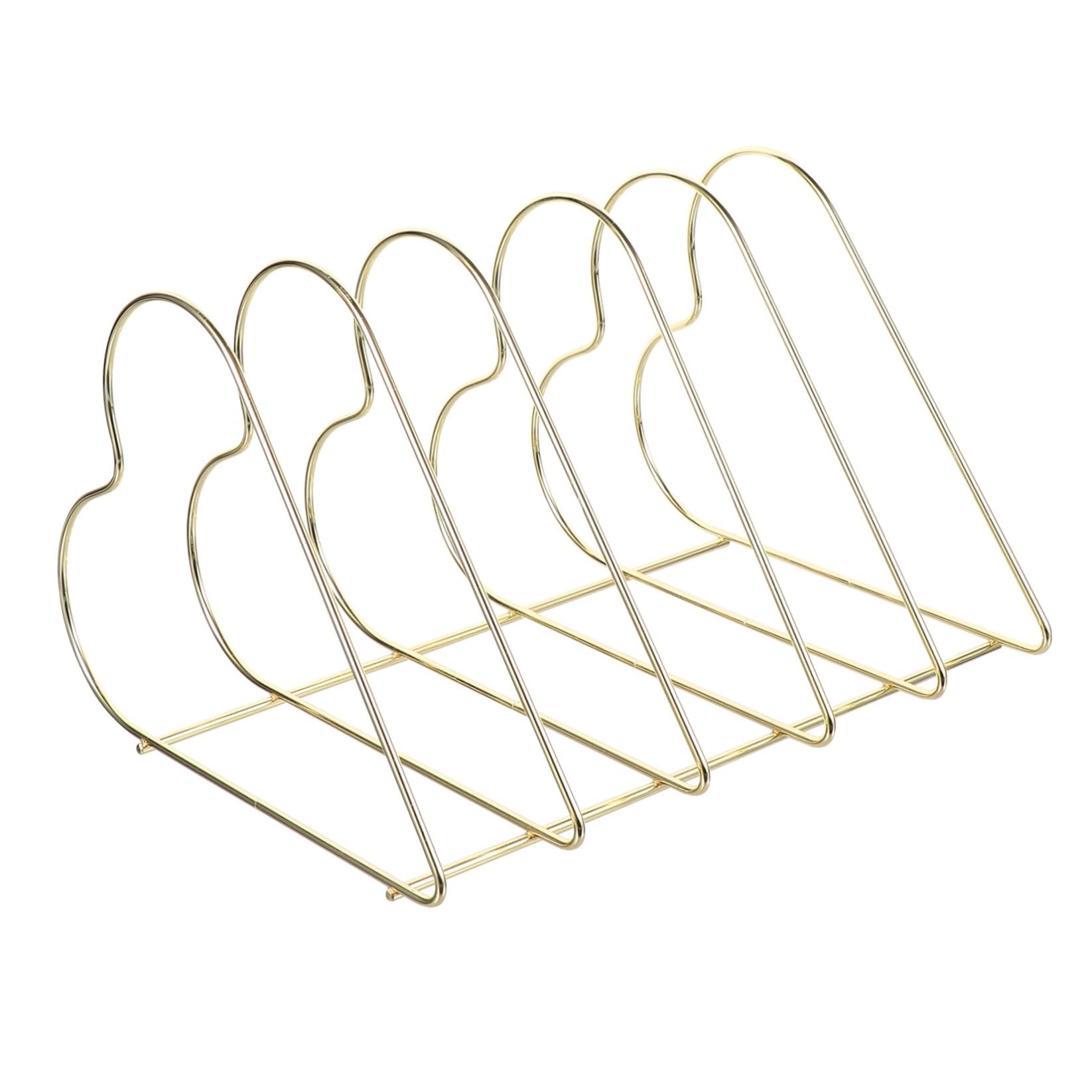 STOBOK 1pezzi Portalettere in Ferro Battuto Organizzatore di Riviste per Ufficio Contenitore per Documenti e Biglietti Design Elegante e Resistente