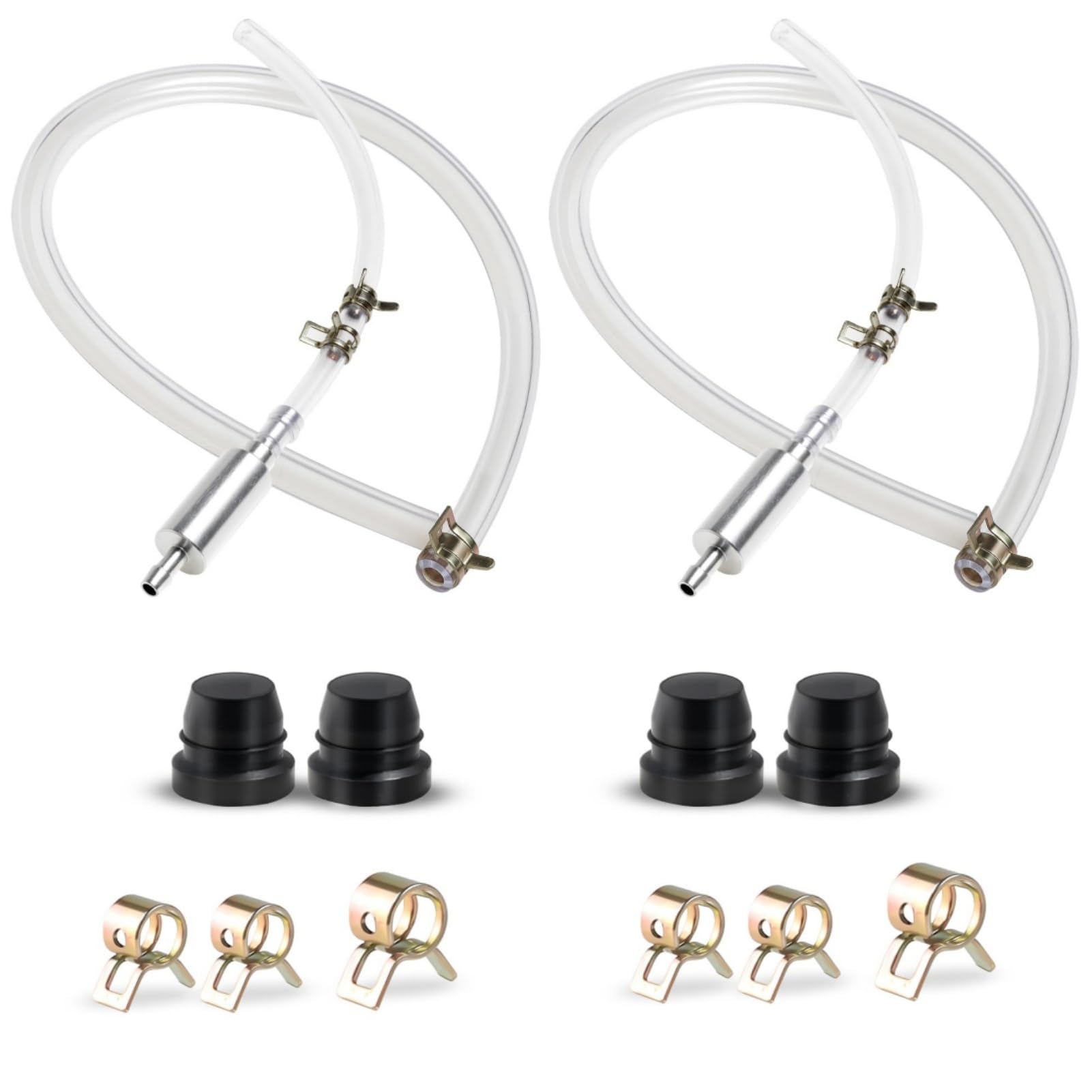 Brake Bleeder Hose with One-Way Check Valve – Universal Brake Fluid Bleeding Kit for Car Motorcycle Clutch System, Anti-Backflow Soft Tube with Screw Caps & Spring Clamps-picture-27