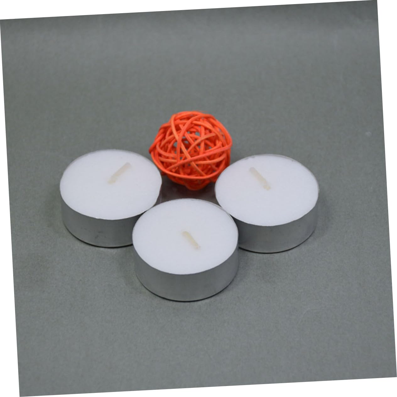 GARVALON 100pièces Bougies Miniatures Blanches Sans Fumée Lot De Bougies Thé Décoration Romantique Pour Maison Jardin Et Événements