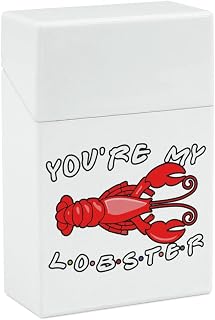 You are My Lobster Cigarette Case Portable Cigarette Box Holder Flip Open Storage Case for Men Women