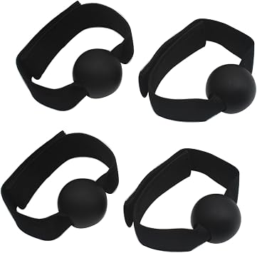 4pcs American Football Catching Trainer Band Non-Slip Catch Football Receiving Training Aid Hand Strap Football Training Equipment for Hollow Ball Volleyball Rugby Black