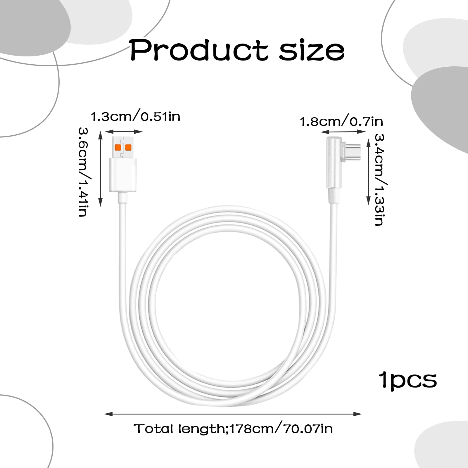 Cavo USB Type-C 1M,Cavo USB C Ricarica 120W 6A 90 Gradi per Redmi 12 Note 13 Pro 12 11S 13C 12C,Cavo USB C Turbo Ricarica Rapida per Xiaomi 14 Ultra 14 13T