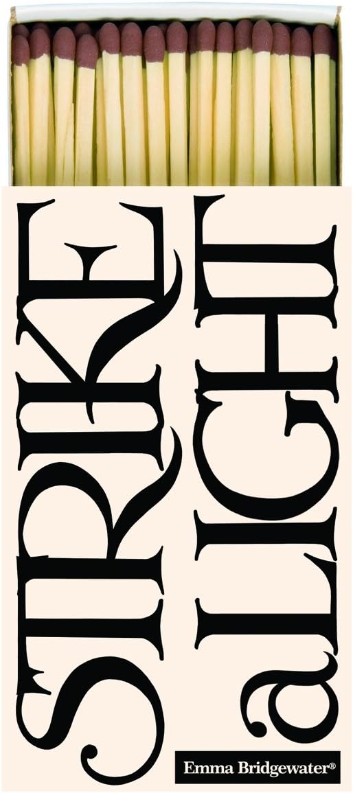 IHR Emma Bridgewater Extra Long Matches Black Toast Strike a Light