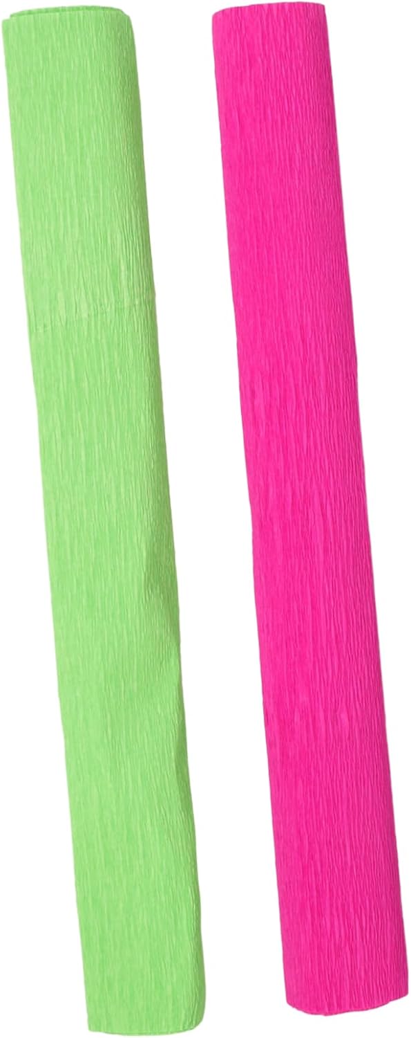 Uonlytech 2rolls Crepe Paper for Flower Making for Party Decorations Wedding Decor and Wrinkled Paper