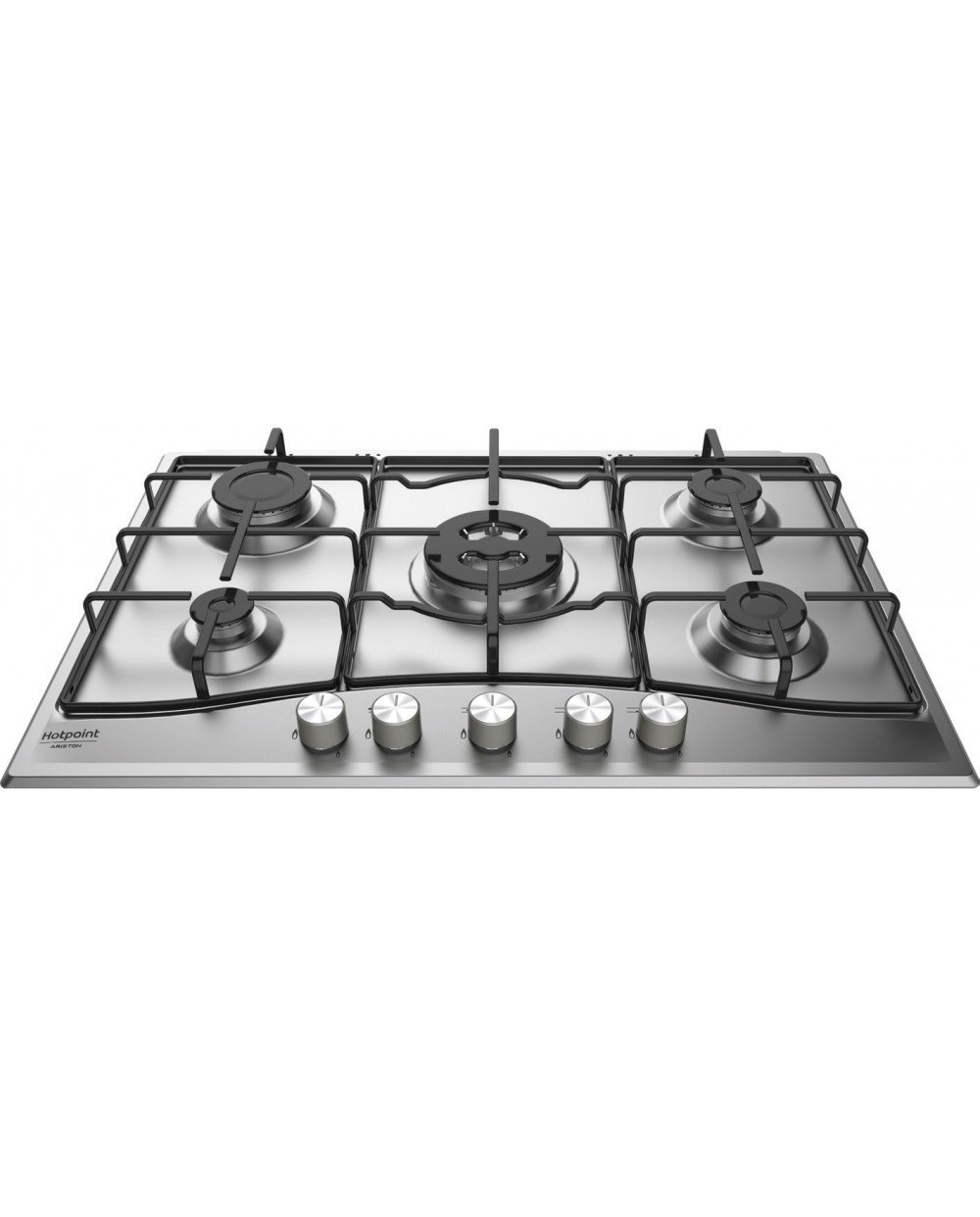 Hotpoint PCN 752 T/IX/HA 5 fuochi gas, 1 tripla corona, Inox