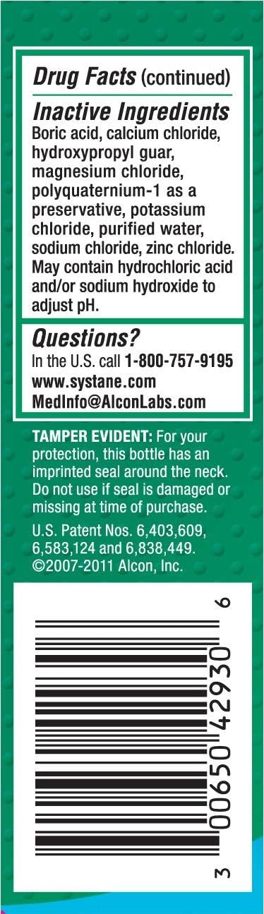 Systane Long Lasting Lubricant Eye Drops, 30-mL