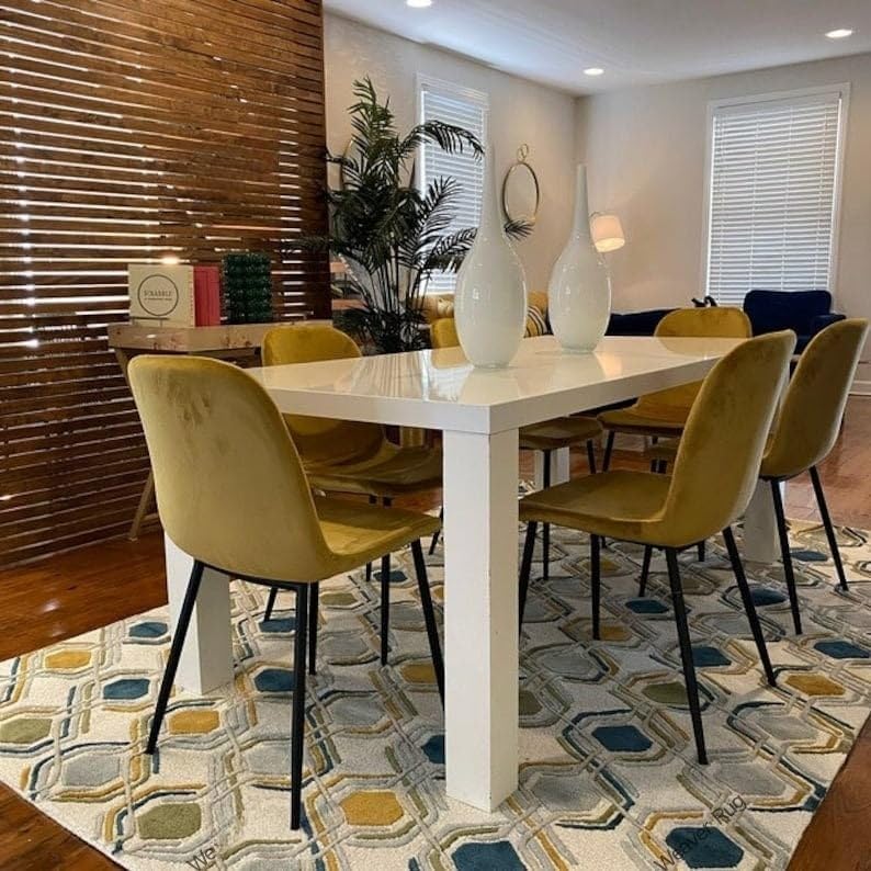 Tapis en laine touffetée main 120x180 pour une ambiance cosy