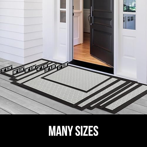 Miniatura 249 de Gorilla Grip WeatherMax - Tapete para todas las estaciones 100% impermeable, 23 x 35 pulgadas, goma natural, resistente a manchas y decoloración