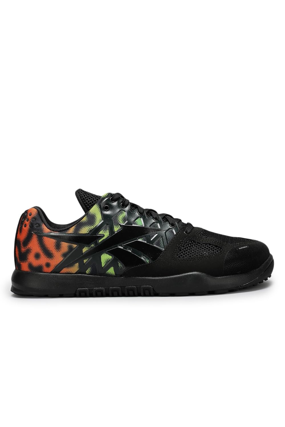 Reebok Men's Nano 2.0 Trainers, Black/Atomic Tangerine, 42.5 EU
