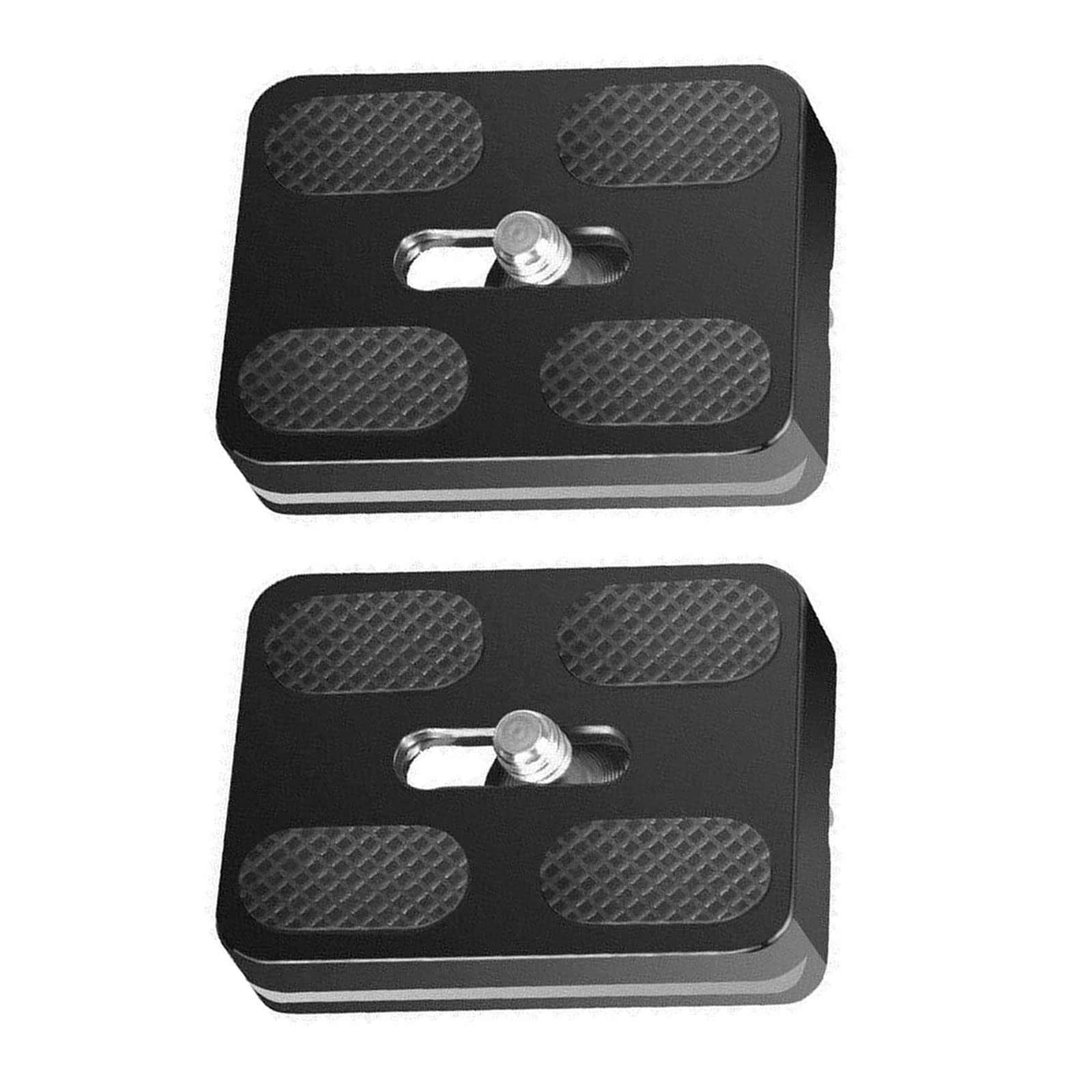 2PCS 50mm Camera Quick Release Plate Compatible with Arca Swiss Standard, Camera Quick Release Plate 50mm for Kirk/Wimberley/Markins/Benro/Sirui Tripod Ball Head