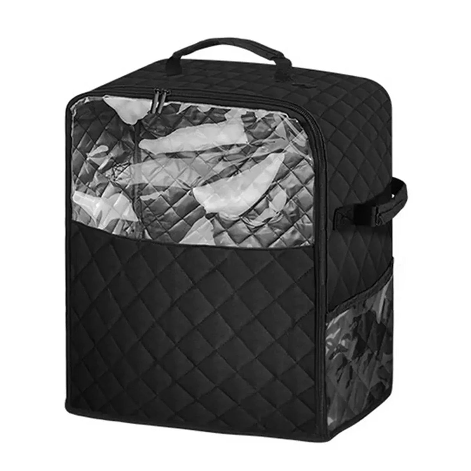 Kalttoy Multipurpose Mixer Storage Bag for 4.5QT / 5QT / 6QT / 7QT / 8QT Stand Mixers Includes Slider Base and Accessory Compartments Stand Mixer Cover with Slider Mat