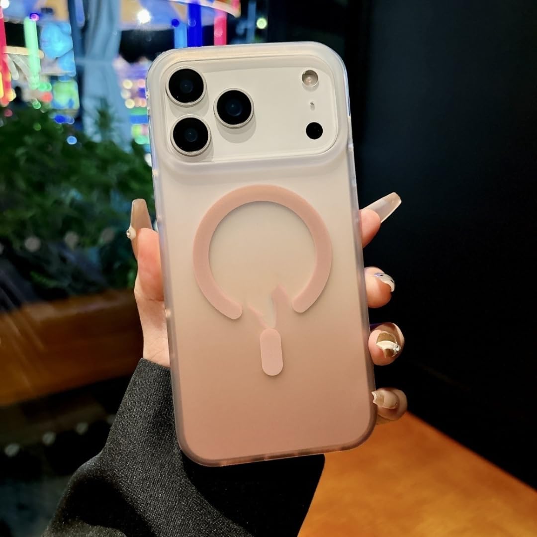Coque translucide mate iPhone 15 Pro avec recharge magnétique