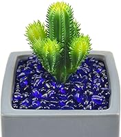 Vista 4 de WAYBER Piedras de Vidrio, 1 Lb/460g Guijarros de Cristal de Mar Irregulares Gemas Artificiales No Tóxicas para Exhibición de Gemas/Relleno