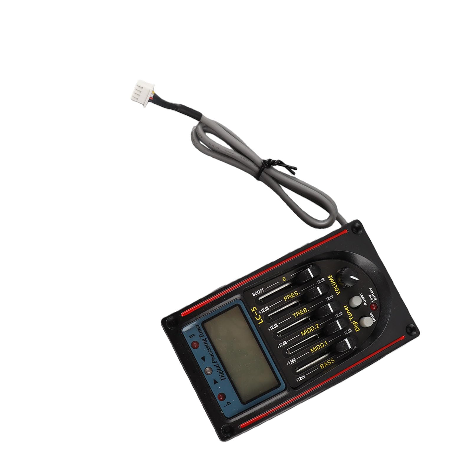 Préampli Guitare Acoustique 5 Bandes EQ LC 5, Remplacement du Préampli Guitare avec Contrôle du Volume Réel
