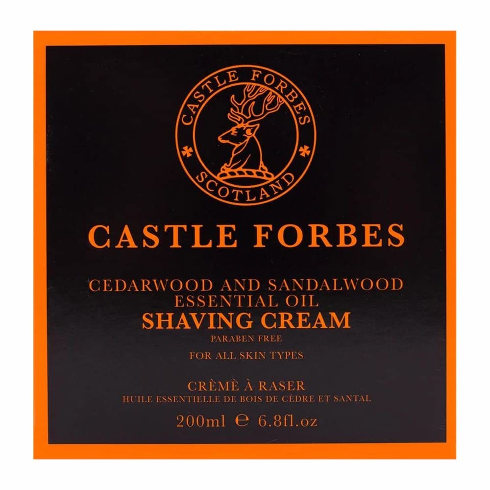 Castle Forbes Cedar/Sandalwood Shaving Cream 6.8 fl.oz.